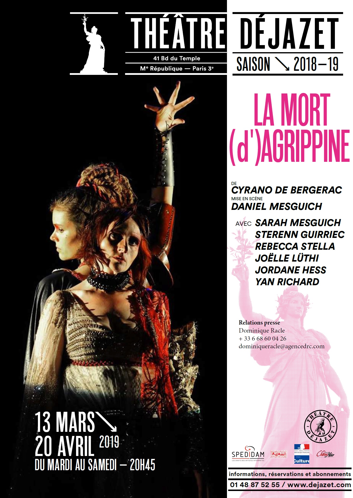 Flyer La Mort d'Agrippine 1