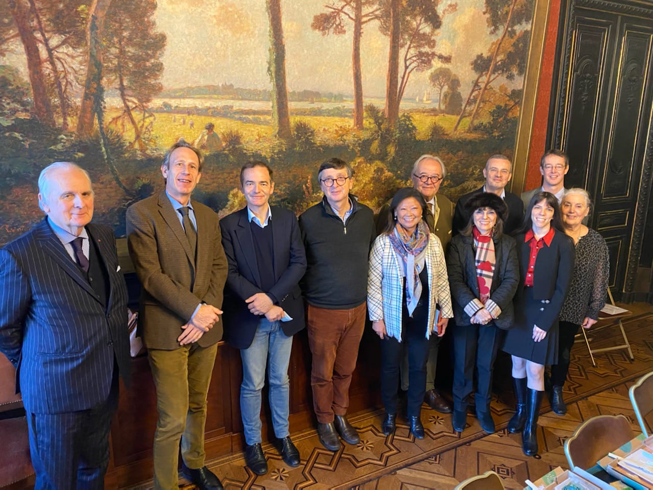 Déjeuner de délibération Prix du Guesclin 1er décembre 2021 à la Mairie du 8e