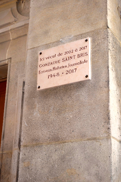 Retour sur l'inauguration de la rue Gonzague Saint-Bris / Ecrivains chez Gonzague Saint-Bris 27-28 août 2022
