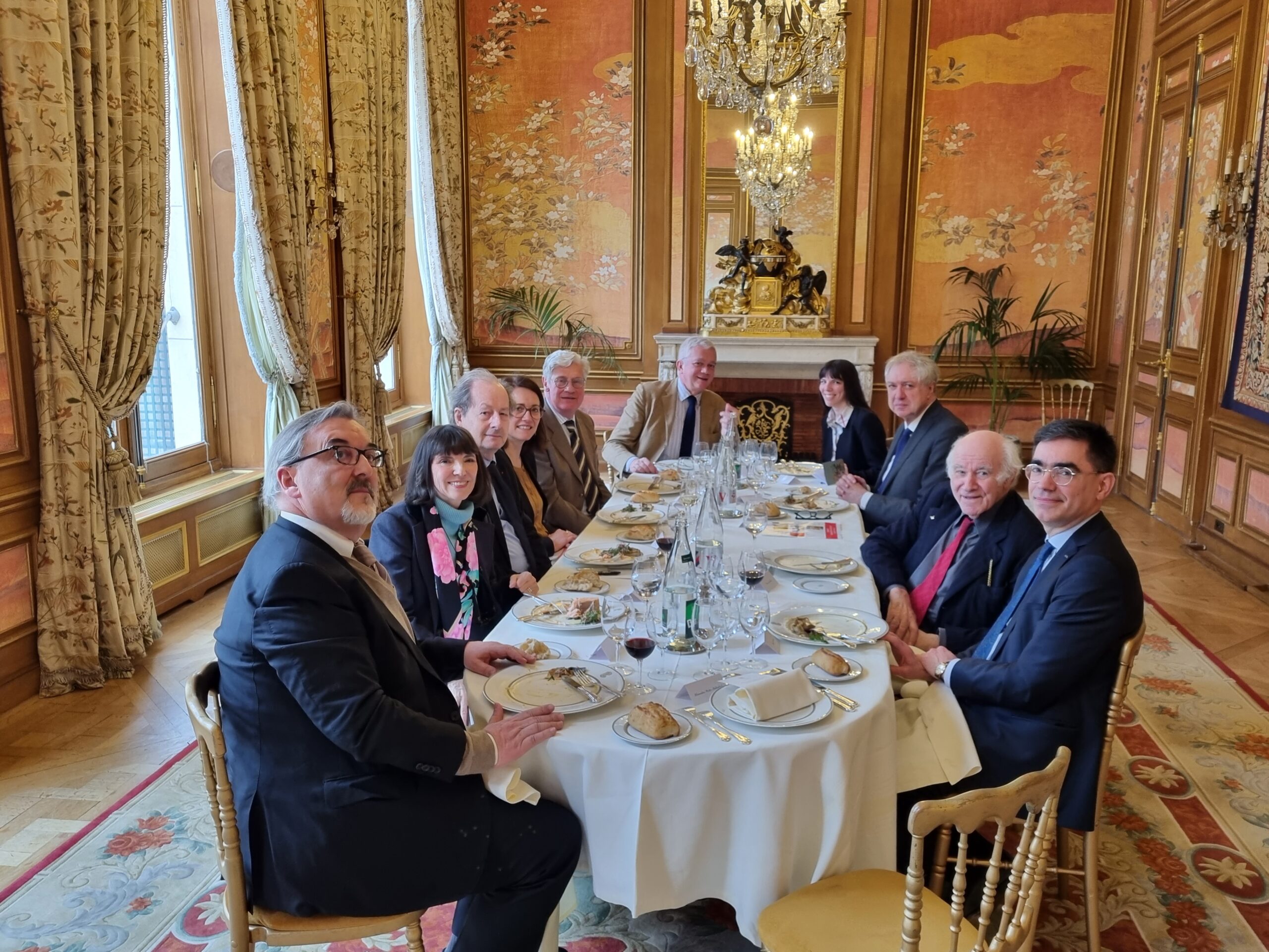 Déjeuner de délibération Prix Drouot des Amateurs du Livre d'Art 6 mars 2023 au Cercle de l'Union Interalliée