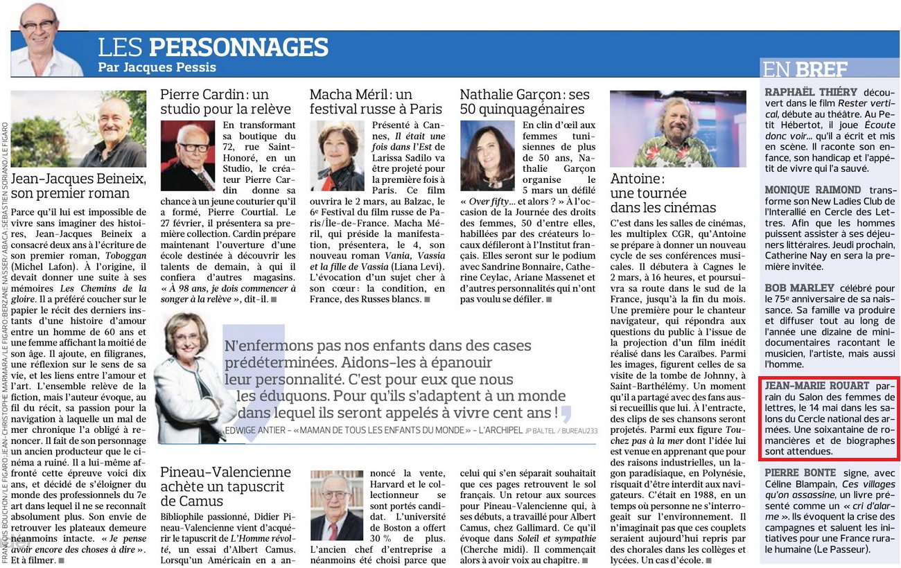 12e Salon des Femmes de Lettres – Prix Simone Veil 2020