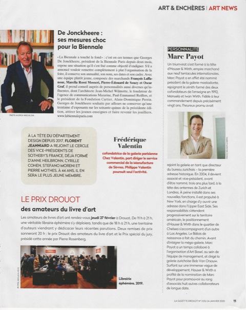 Gazette de Drouot du 21 février 2020