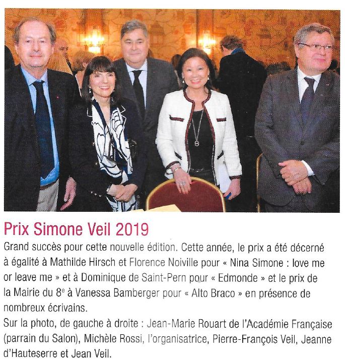 Prix Simone Veil 2019